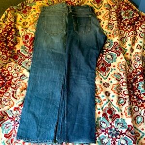 2 pair mens jeans
